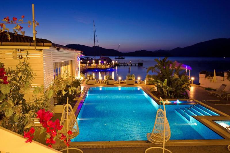 Poseidon Boutique Hotel And Yacht Club Selimiye Селемие Экстерьер фото